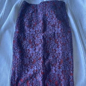 Zara lace pencil skirt